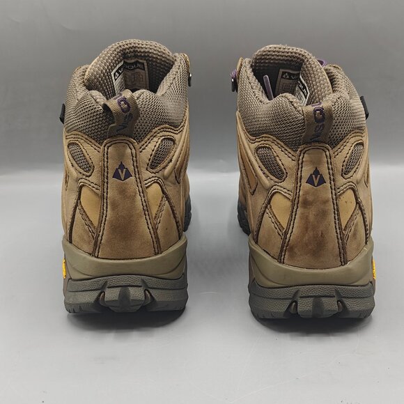 Vasque Talus UltraDry Boots Womens 8.5 US Leather Brown Waterproof Hiking Vibram - Picture 10 of 11